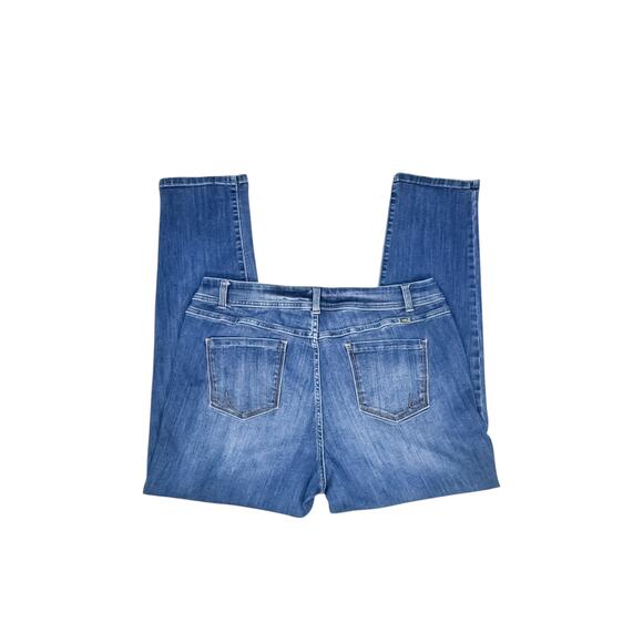 INC Curvy Fit Dark Wash Skinny Jeans - Size 16 - Picture 1 of 10